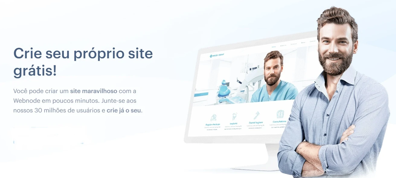 criar site gratis webdone