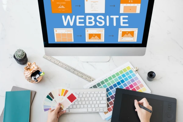Web template website design concept 1